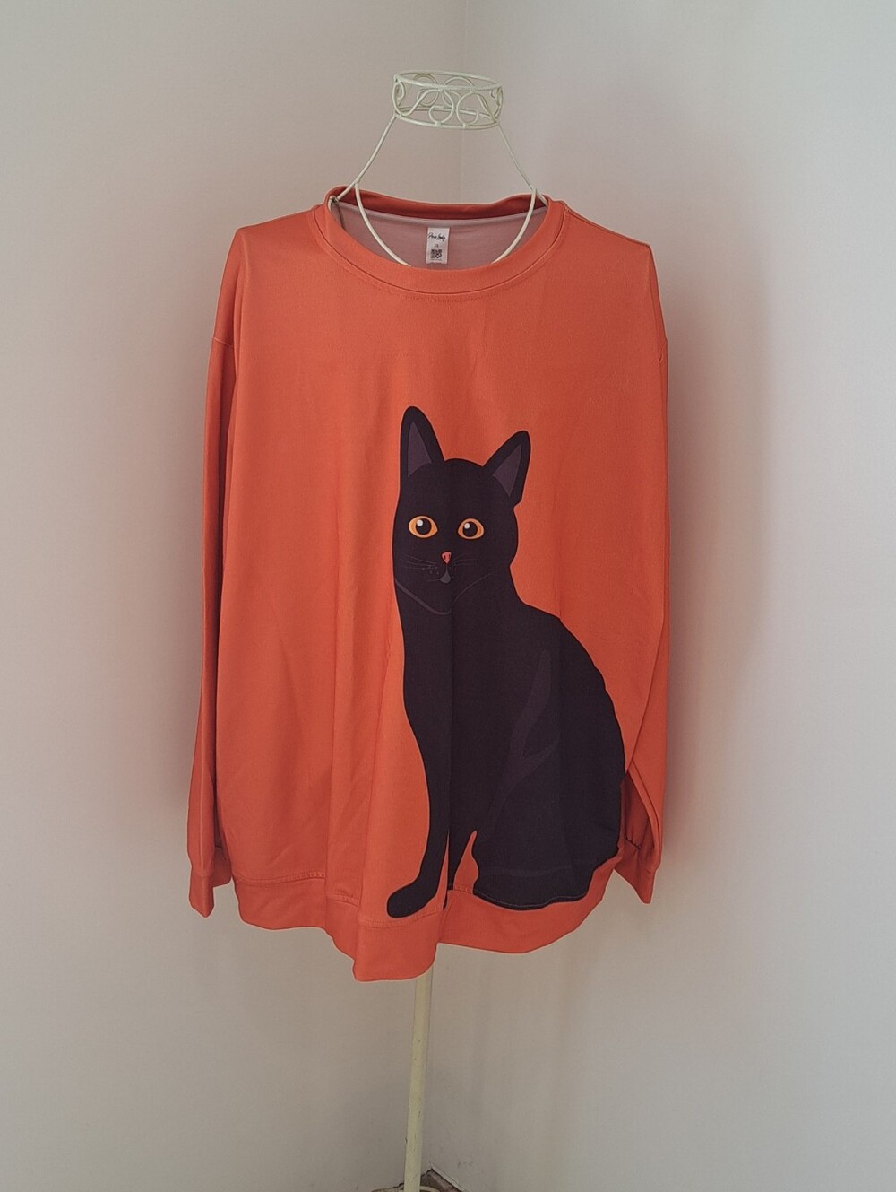 NWT Pixie Lady Halloween Fall Witchy Black Cat Boho Fairycore Cozy Top 2XL